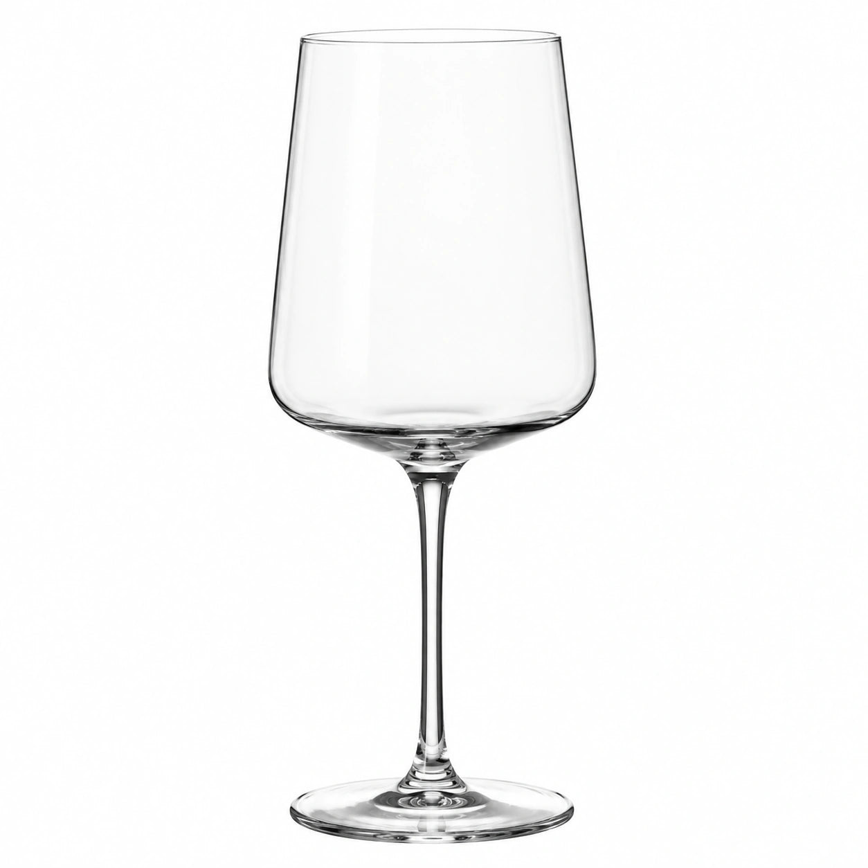 Calice da vino 500 ml in vetro trasparente - stelo lungo per degustazione