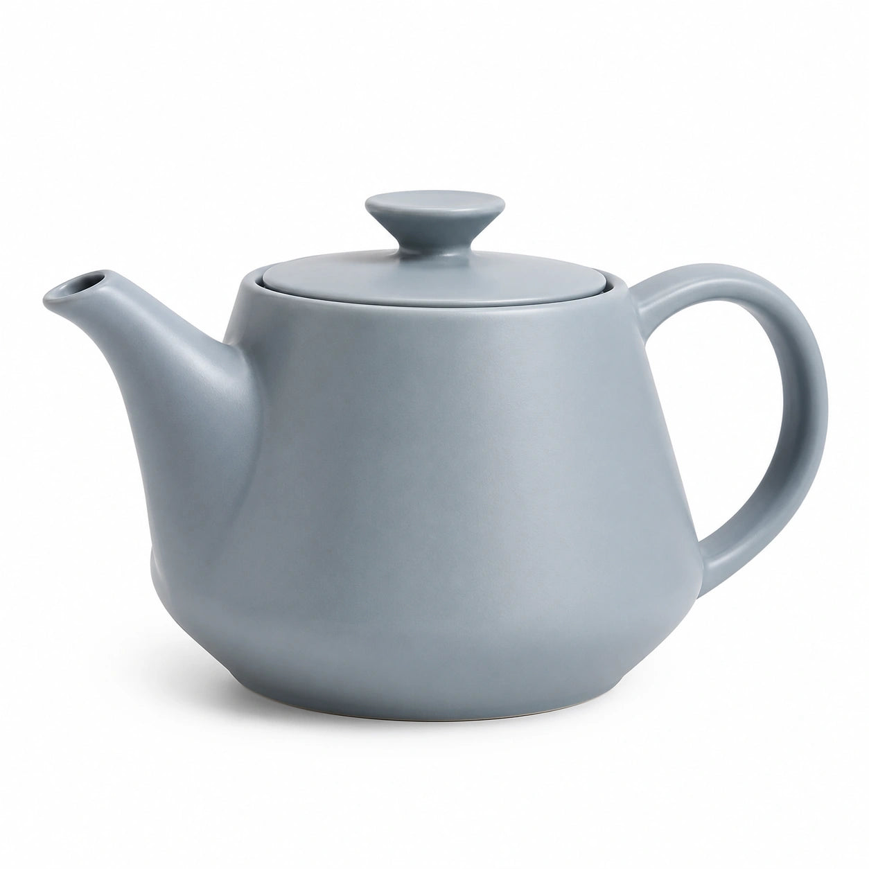 Teiera 900 ml in ceramica grigio con coperchio - servizio per tè caldo