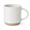 Tazza in ceramica 350 ml bianco naturale con manico per bevande calde